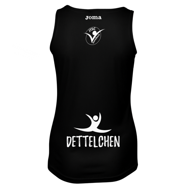 Ärmelloses Shirt schwarz mit Logos und Initialen