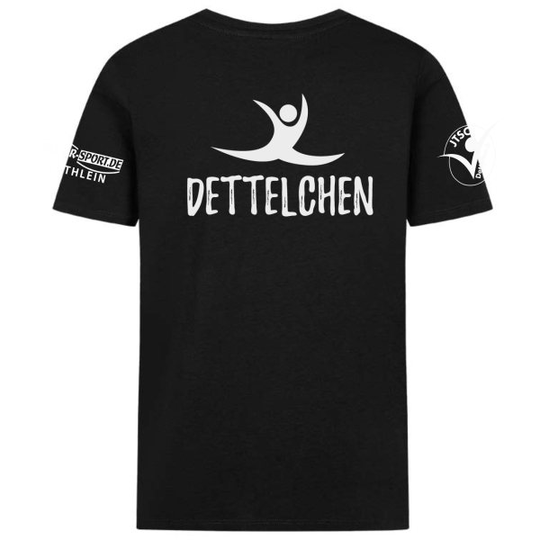 Herren T-Shirt Premium schwarz mit Logos und Initialen