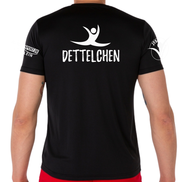 T-Shirt Schwarz mit mit Logos und Initialen